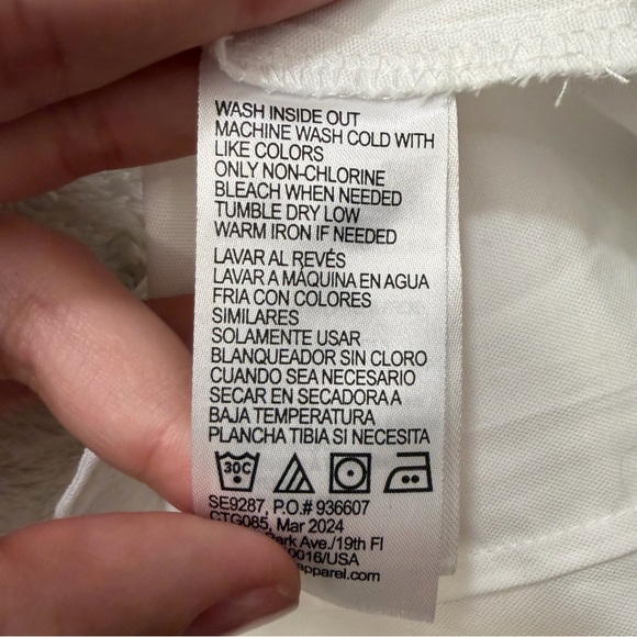 NWT French Toast Girls’ White Collared Shirt | Size 10 - Picture 5 of 6